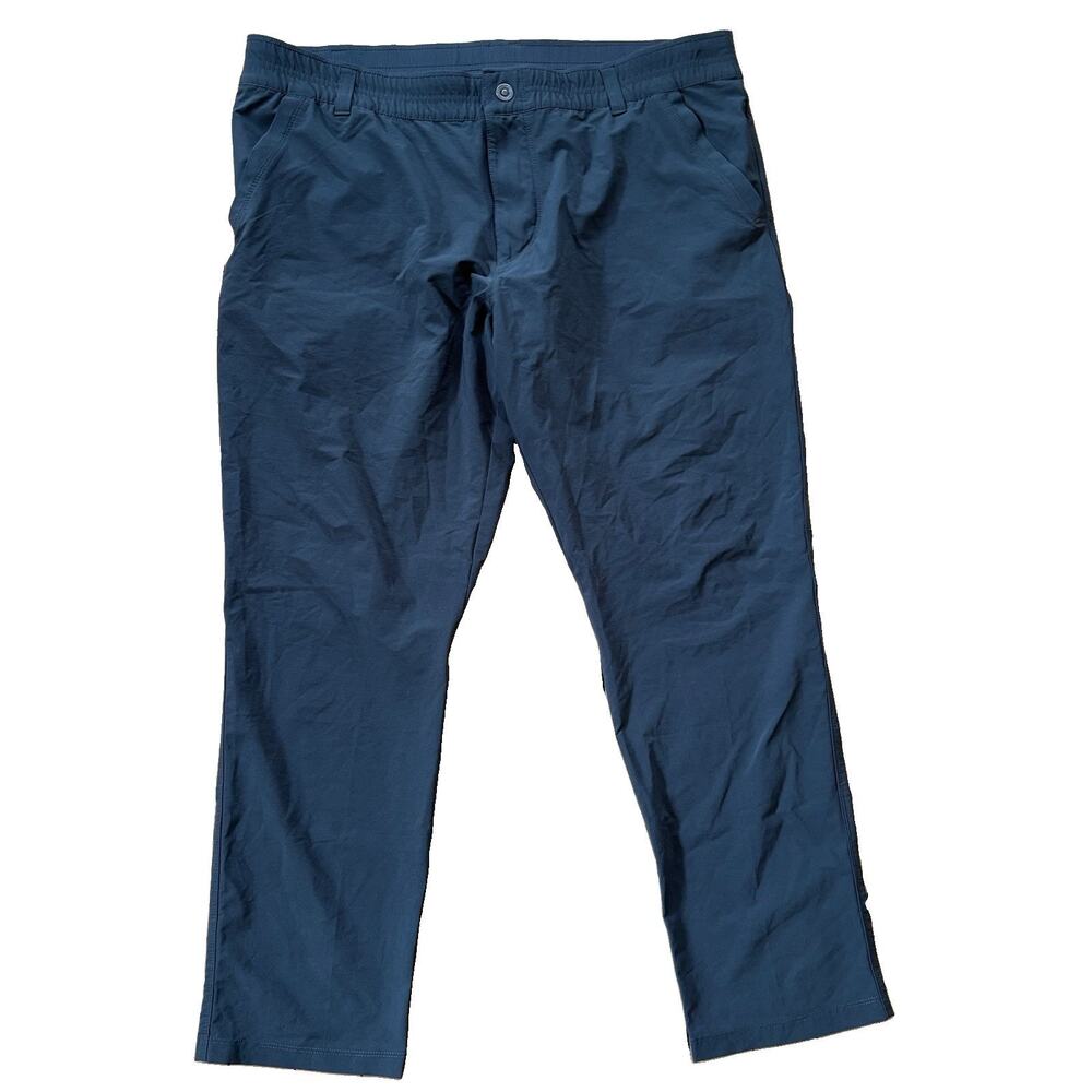 Kuhl Pants Mens 40x30 Gray Nylon Blend Navigatr Pockets Stretch Water Repellent